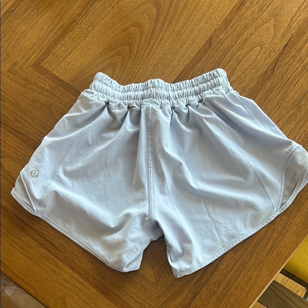 lululemon athletica Women's Light Blue Hotty Hot Shorts
